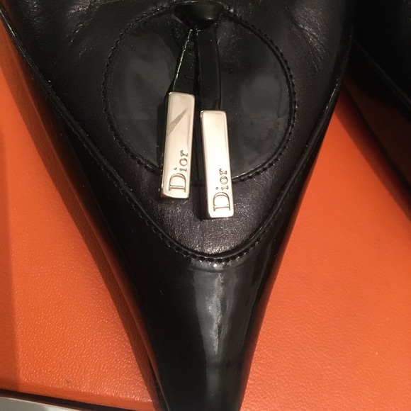 Dior Black Kitten Heels - Picture 7 of 8